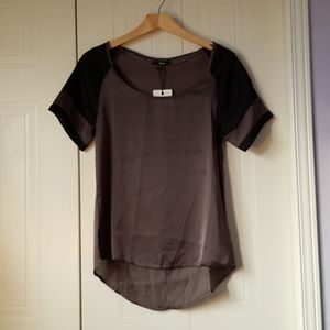 NWT Mexx grey black short sleeve top